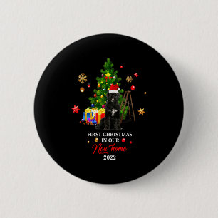 First Christmas In Our New Home Xmas Gift For Barb 2 Inch Round Button