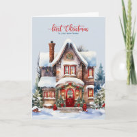  First Christmas in Your New Home Snowy House 