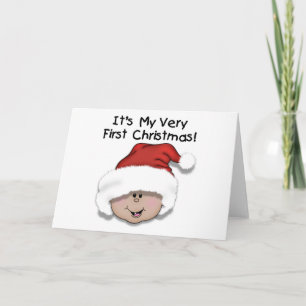 First Christmas Latino Baby Tshirts and Gifts Holiday Card