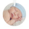 First Christmas Light Blue Baby Boy Photo