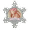 First Christmas Light Pink Baby Girl Photo
