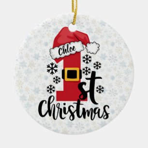 First Christmas Magic Ceramic Ornament