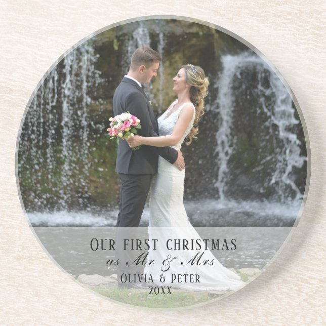 First Christmas Married as Mr. & Mrs. Coaster (Front)