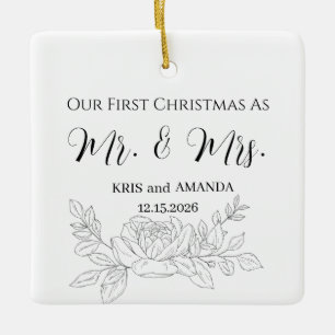 First Christmas Married Ornament