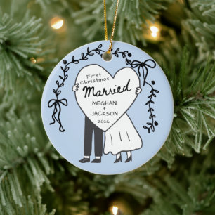 First Christmas Married Ornament