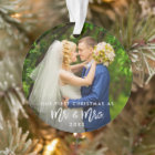 First Christmas Mr. & Mrs. Photo Brush Script