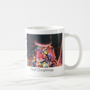 First Christmas Mug with Original Art Print