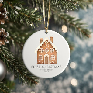 First Christmas New Home Gingerbread Ornament