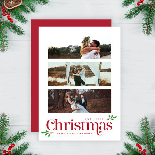 First Christmas Newlywed Card