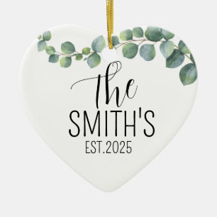 First Christmas, Newlyweds, Engagement  Ceramic Ornament