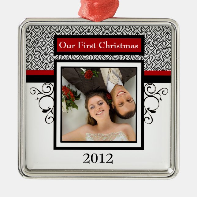 First Christmas Photo Ornament (Front)