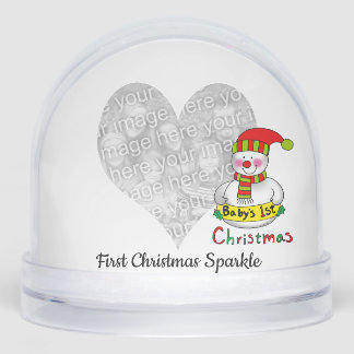 First Christmas Sparkle – Snowman Design