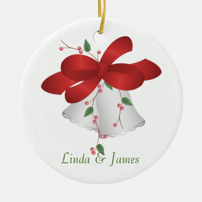 First Christmas Together Ornament Personalized (Front)
