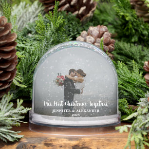 First Christmas Together photo Snow Globe