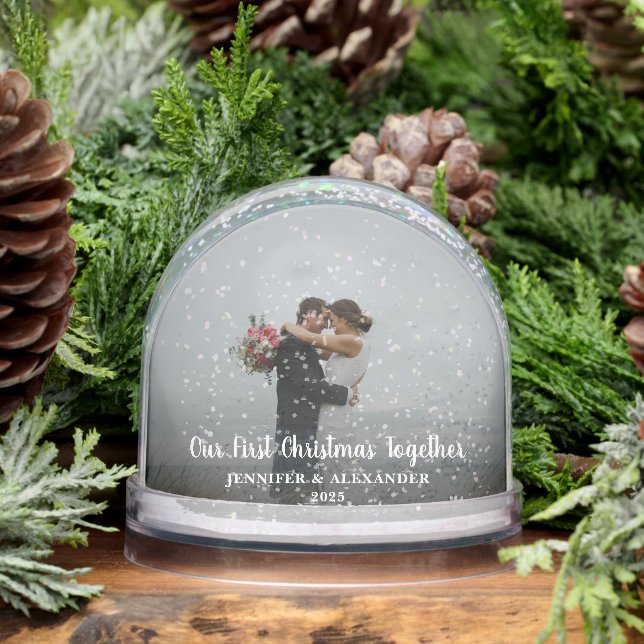 First Christmas Together photo Snow Globe (Winter)