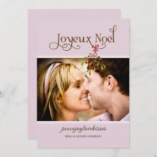 First Christmas Under the Mistletoe Holiday Photo