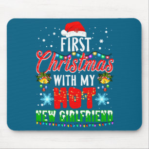 First Christmas With My Hot New Girlfriend Couple Mouse Pad
