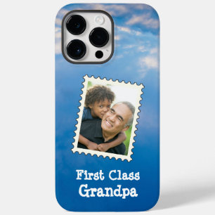 First Class Grandpa Best Grandpa Ever custom photo Case-Mate iPhone 14 Pro Max Case