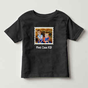 FIRST CLASS KID Best Kid custom horizontal photo Toddler T-shirt