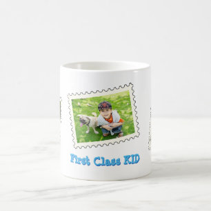 First Class KID Best KID Ever 3 custom photo Coffee Mug
