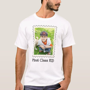 FIRST CLASS KID Best Kid Ever custom photo T-Shirt