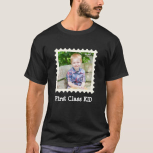 FIRST CLASS KID Best Kid Ever custom square photo  T-Shirt
