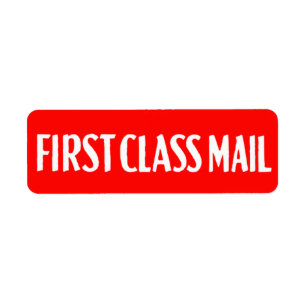 First Class Mail
