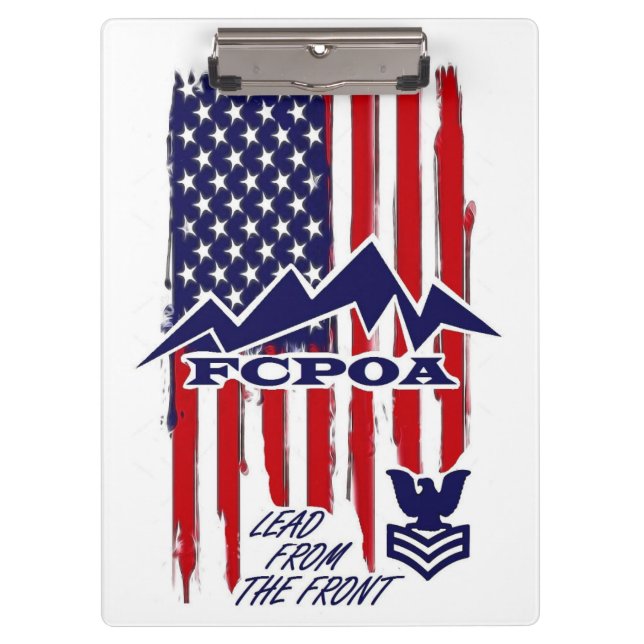 First Class Petty Officer Association Clipboard (Front)