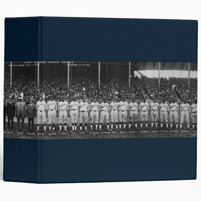 First Coloured World Series Teams Binder (Front/Spine)
