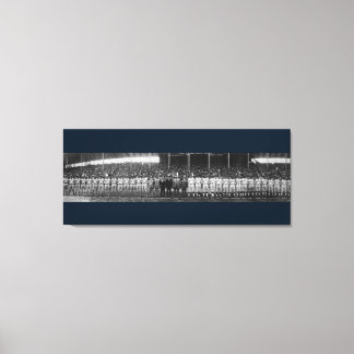 First Coloured World Series Teams, Game 1, 1924 Canvas Print