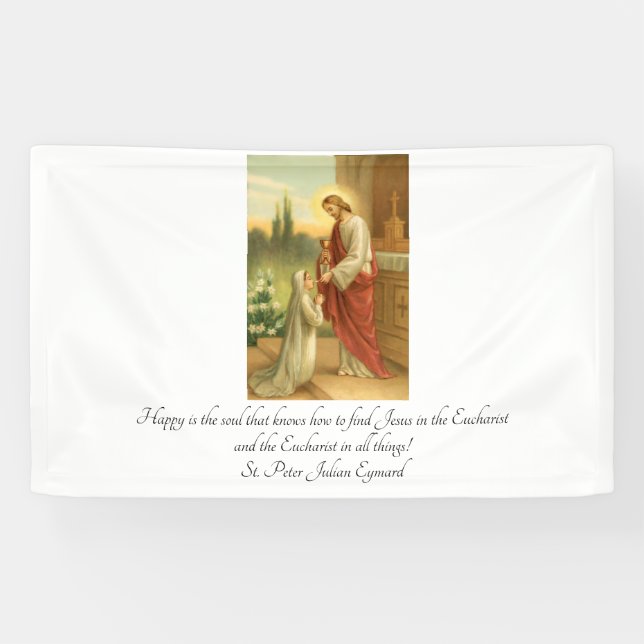 First Communion Banner: Eucharist in All Things Banner (Horizontal)