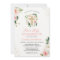 First Communion Blush Pink Floral Gold Glitters