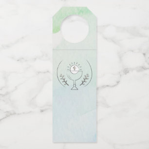 First Communion  Bottle Tag