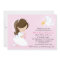 First Communion, Brunette Girl, Pink