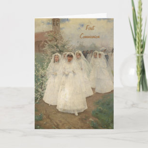 first communion card