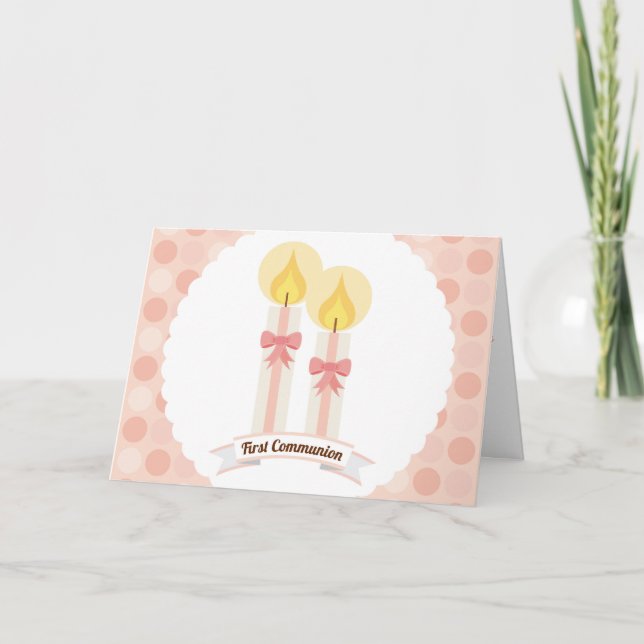 First Communion Celebration Card (Front)