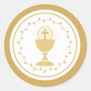 First Communion Envelope Seal or Favour Sticker
