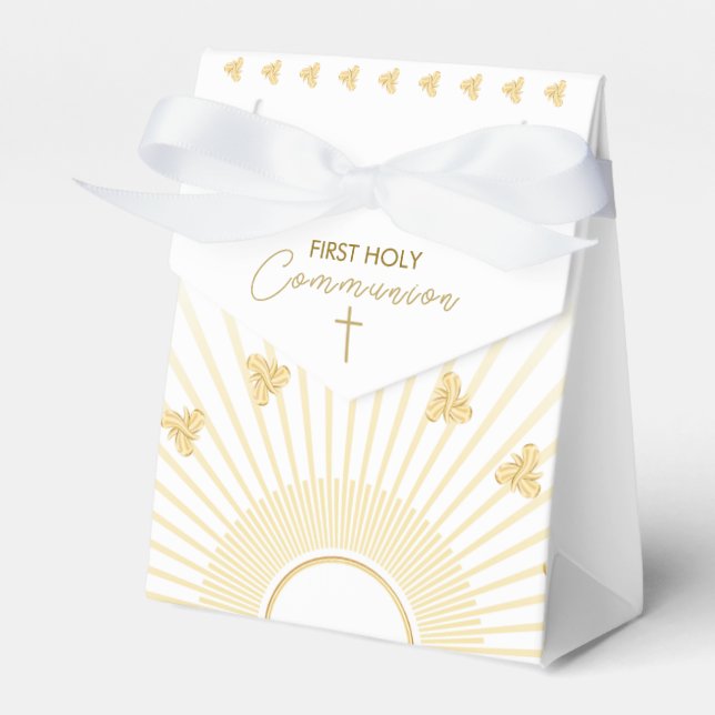 First Communion  Favor Box (Front Side)