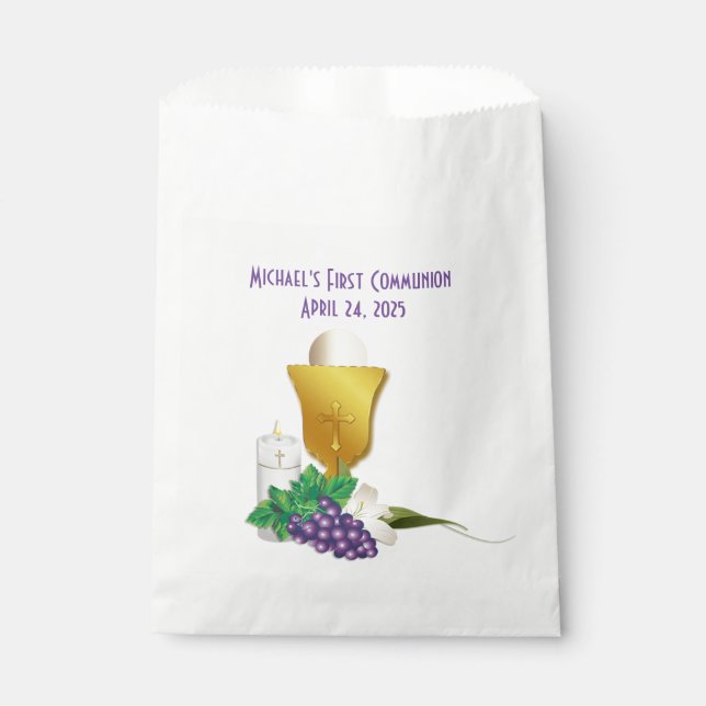 First Communion Favour Bag (Front)