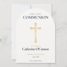 First Communion Gold Cross