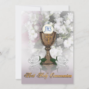 First Communion invitation