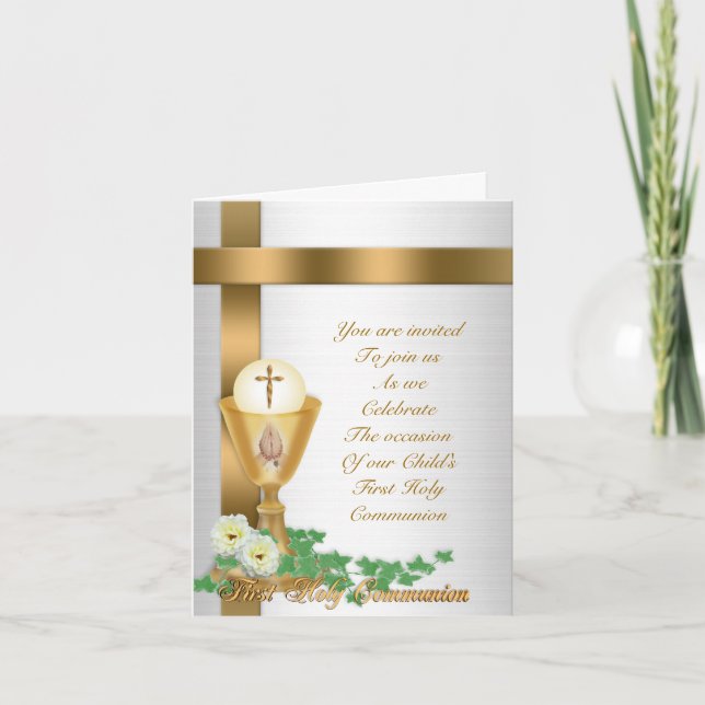 First communion invitation (Front)