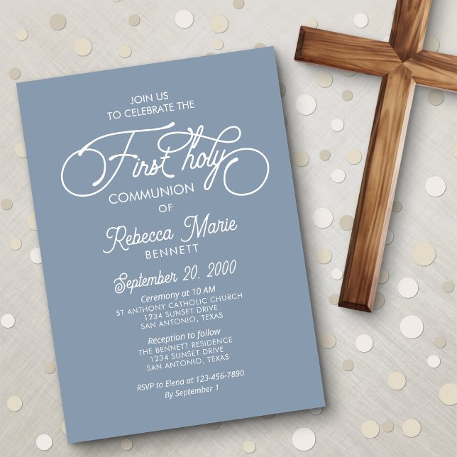 First Communion Invitation (Creator Uploaded)