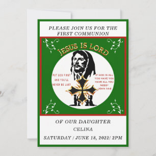 First Communion Invitation