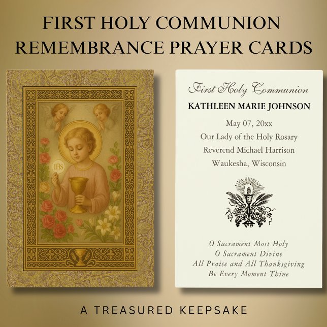 First  Communion Jesus Angels Floral  (Creator Uploaded)