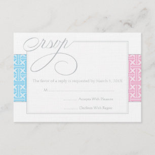 First Communion or Baptism RSVP     Blue Card
