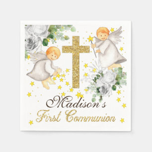 First Communion Personalized Gender Neutral Napkin