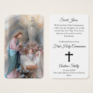 First Communion Prayers | Boy & Girl 1