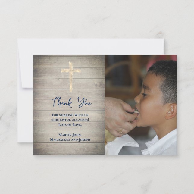 First Communion thank you card (Front)
