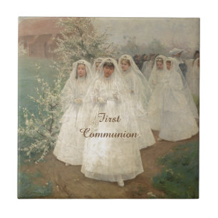 First Communion Tile